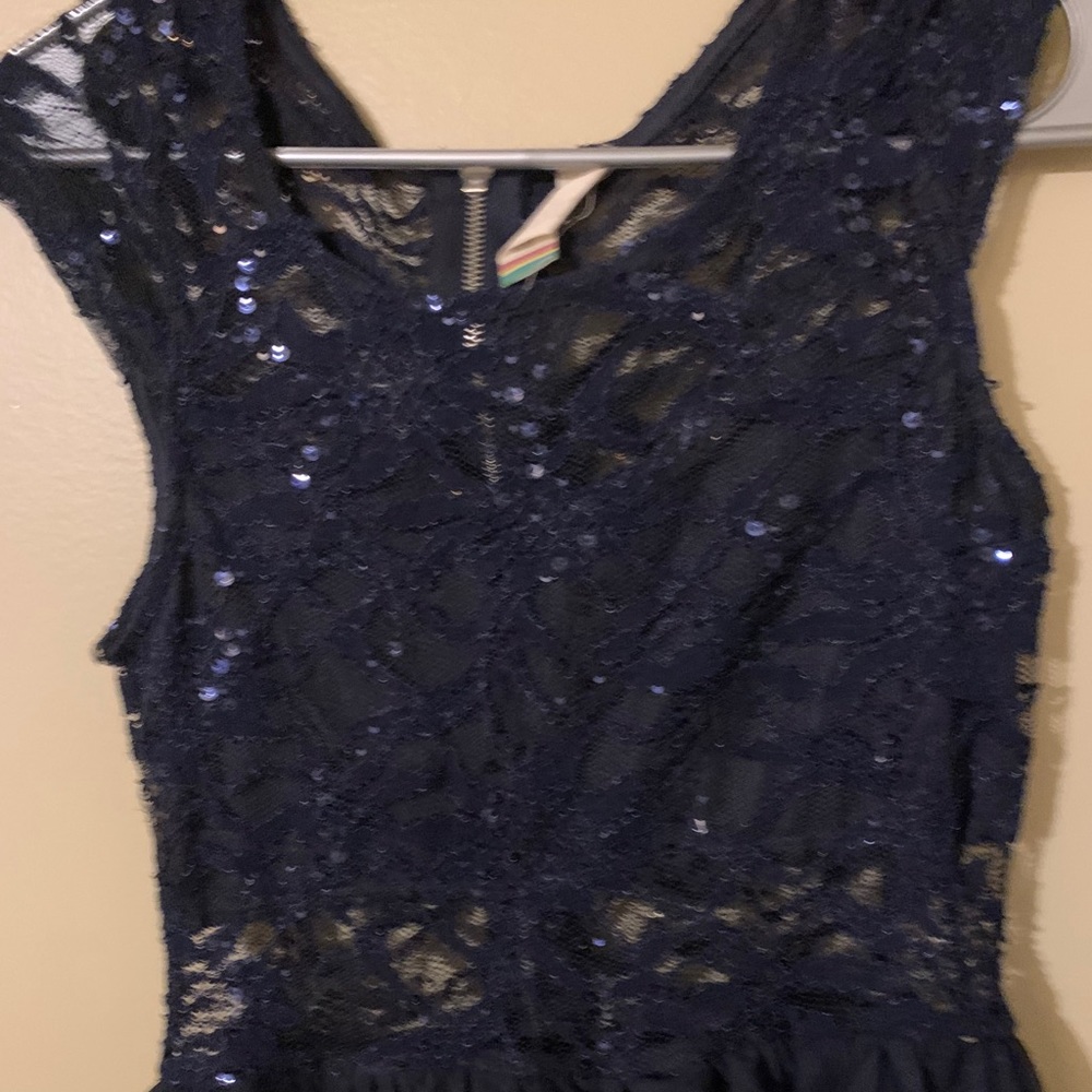 Blue dance dress